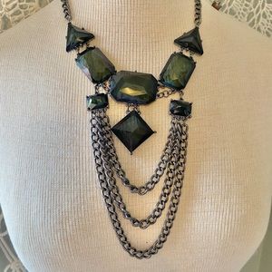 Black & Green Necklace